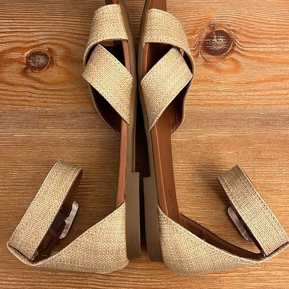 Naturalizer Women's Sausalito Ankle Strap Sandal- Natural Straw- 8.5 - Picture 4 of 8